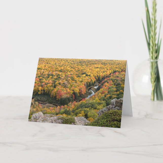 Porcupine Mountains Wilderness State Park Card (Front)