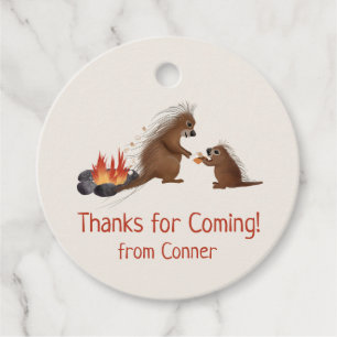 porcupine smores favour tag