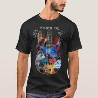 Porcupine Tree.Rock Band Guitar Signature Perfect T-Shirt