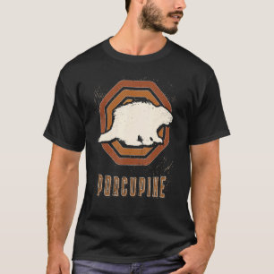 Porcupine Vintage Retro Classic Animal Love T-Shirt