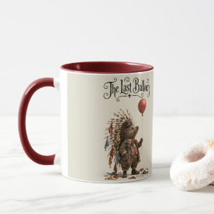 Porcupine with a Red Balloon Mug