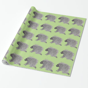 Porcupine Wrapping Paper