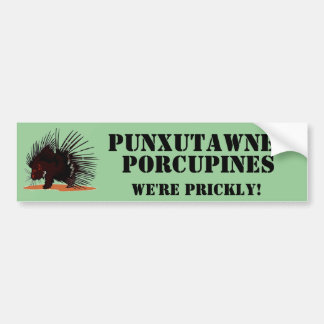 Porcupines Template Bumper Sticker