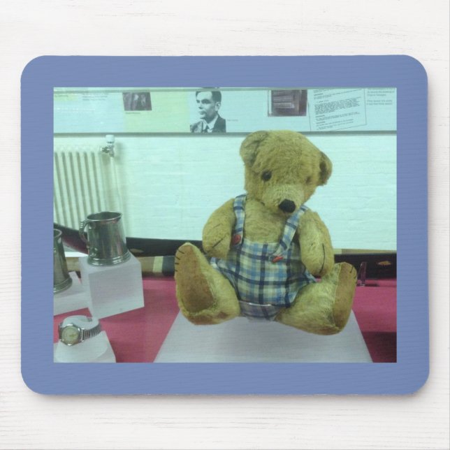 Porgy, Alan Turing's teddy bear Mouse Mat (Front)