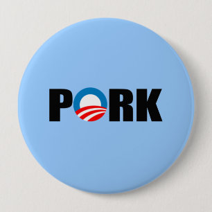 PORK 10 CM ROUND BADGE