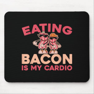Pork Bacon - Bbq Meat Breakfast Barbeque Funny Mouse Mat