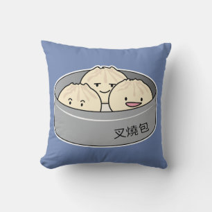 Pork Bun dim sum Chinese breakfast steamed bbq bun Cushion
