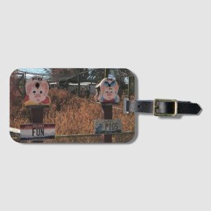 Pork Chop, Fun Pigs, Idaho Funny Signs Luggage Tag