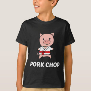 Pork Chop - Funny Pig Karate Pun 1 T-Shirt