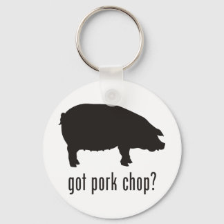 Pork Chop Key Ring