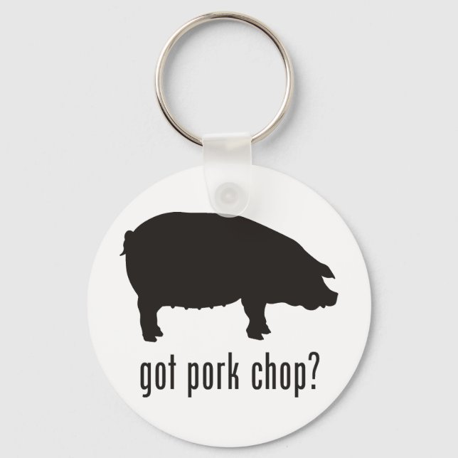 Pork Chop Key Ring (Front)