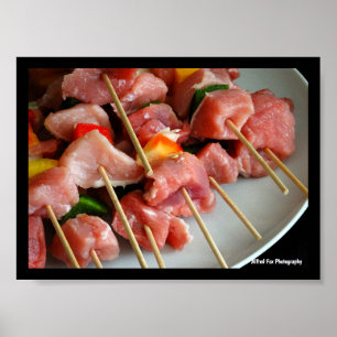 Pork Pepper Skewers Poster