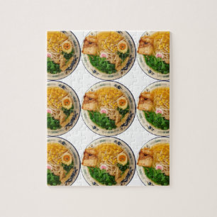 Pork Ramen Noodle Soup Jigsaw Puzzle