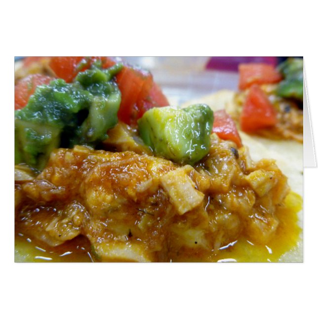 Pork tostada (Front Horizontal)