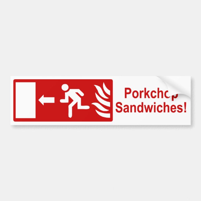 Porkchop Sandwiches Bumper Sticker (Front)
