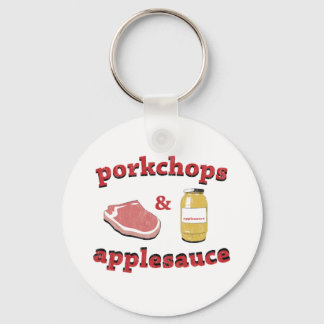 porkchops & applesauce key ring