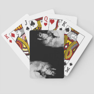 porker portrait playing cards