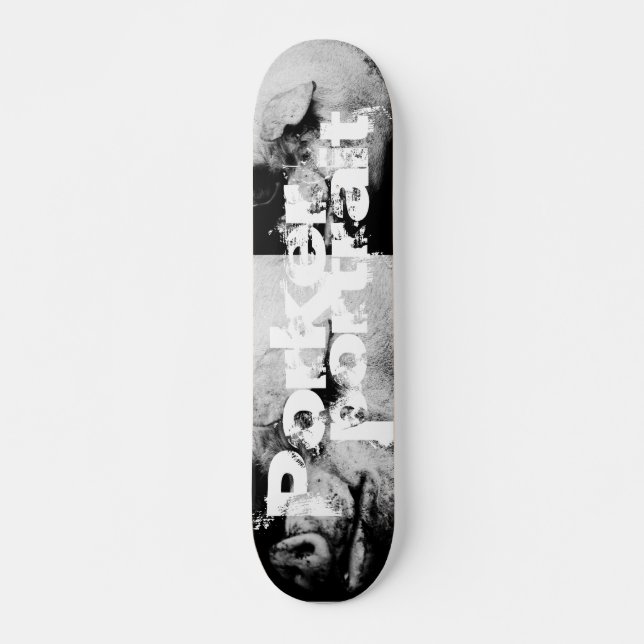 porker portrait skateboard (Front)