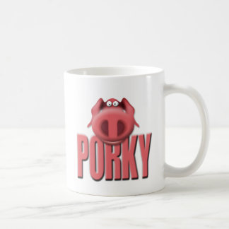 porky coffee mug