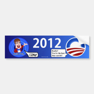 Porky Palin Bumper Sticker