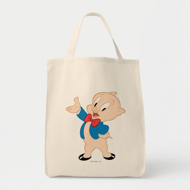 Porky Pig | Classic Pose Tote Bag (Front)