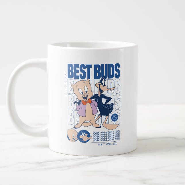 Porky Pig & DAFFY DUCK™ Best Buds Large Coffee Mug (Left)
