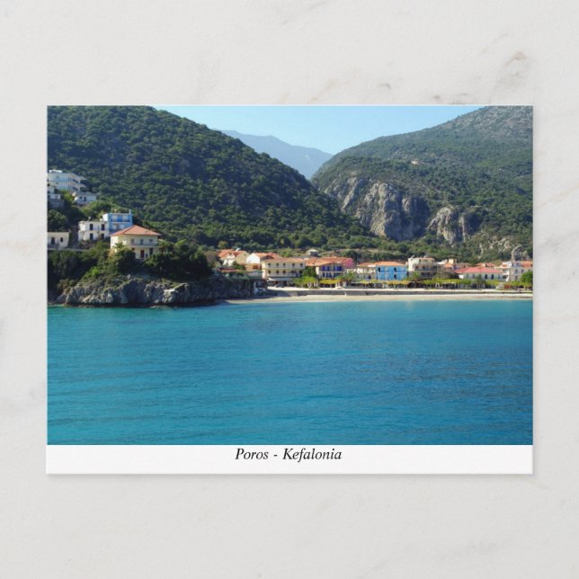 Poros – Kefalonia Postcard (Front)
