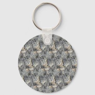 Porous Stone   Tilled Pattern   Key Ring