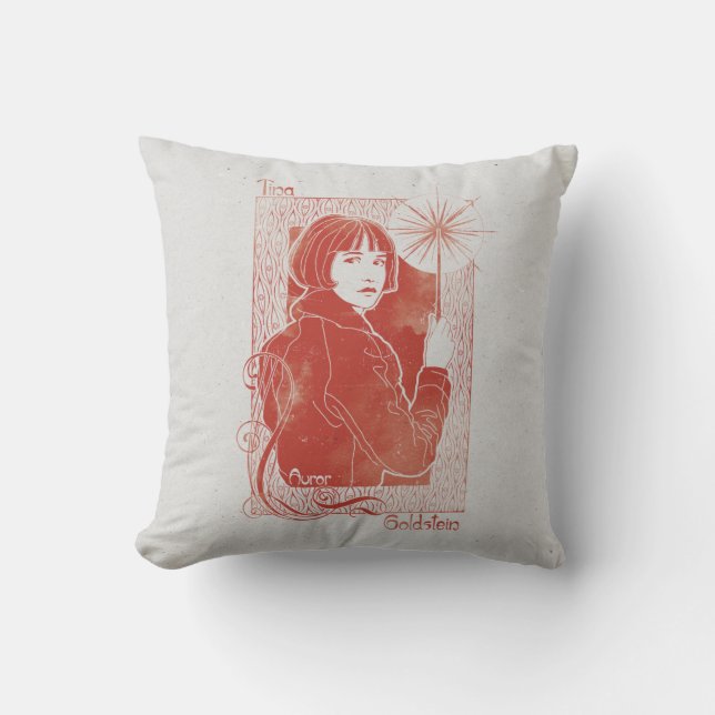 PORPENTINA GOLDSTEIN™ Illustration Cushion (Front)