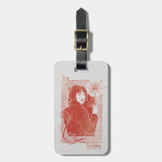 PORPENTINA GOLDSTEIN™ Illustration Luggage Tag (Front Vertical)