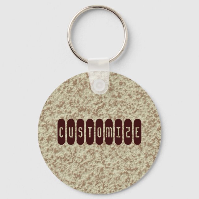 Porridge - Template Key Ring (Front)