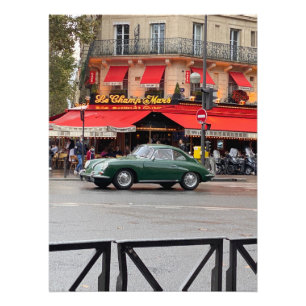 Porsche 356 in Paris, France Photo Print
