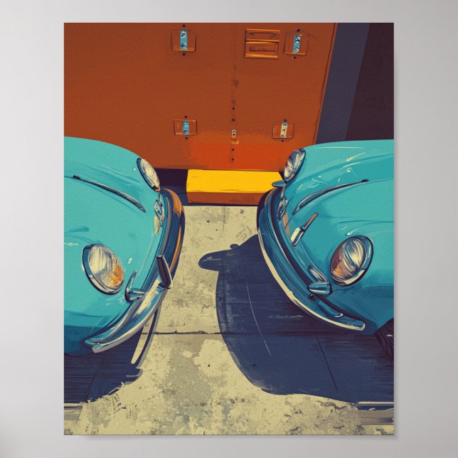 Porsche 356 poster (Front)