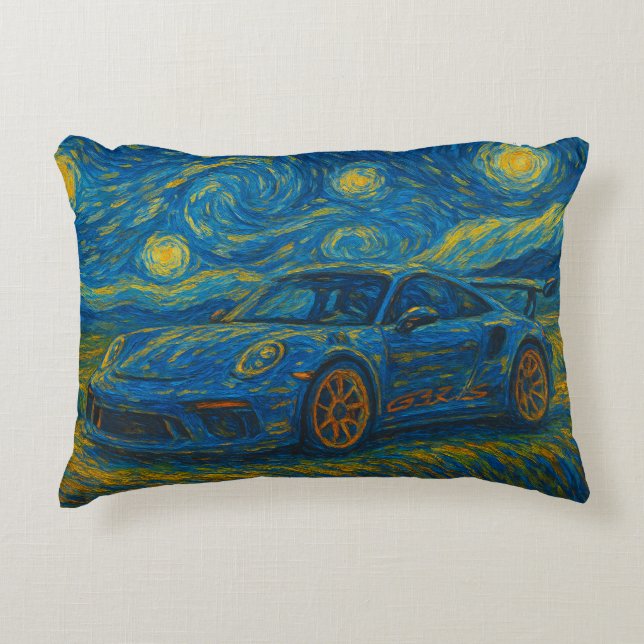 Porsche 911 GT3 RS  Decorative Cushion (Front)