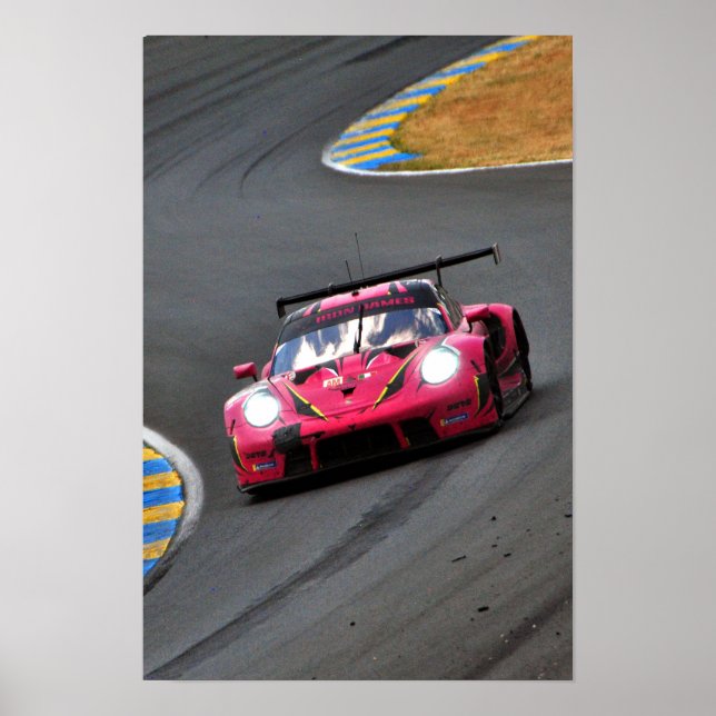 Porsche 911 RSR no85 24 Hours of Le Mans 2023 Poster (Front)