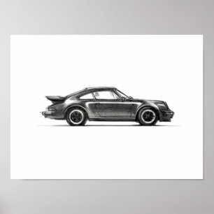 Porsche 930 Turbo Print 12x16