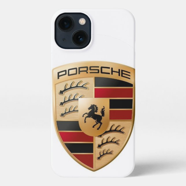 Porsche Logo iPhone Case – Luxury Sports Car Emble (Back)