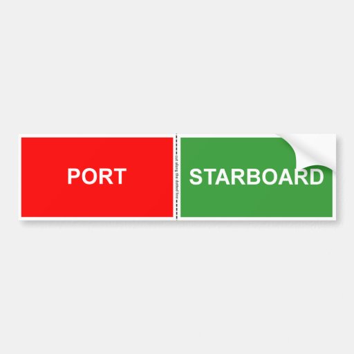 Image of Port and Starboard sticker