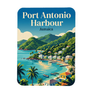 Port Antonio Harbour Jamaica Magnet