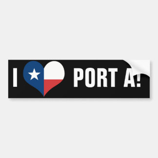 PORT ARANSAS BUMPER STICKER