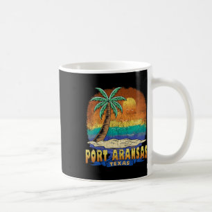 Port Aransas Texas Vintage Distressed Souvenir Coffee Mug