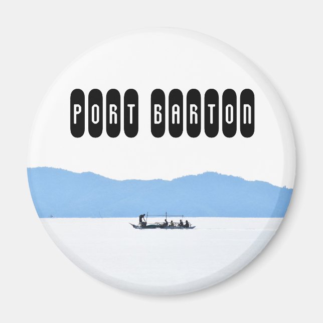 Port Barton of Palawan Magnet (Front)