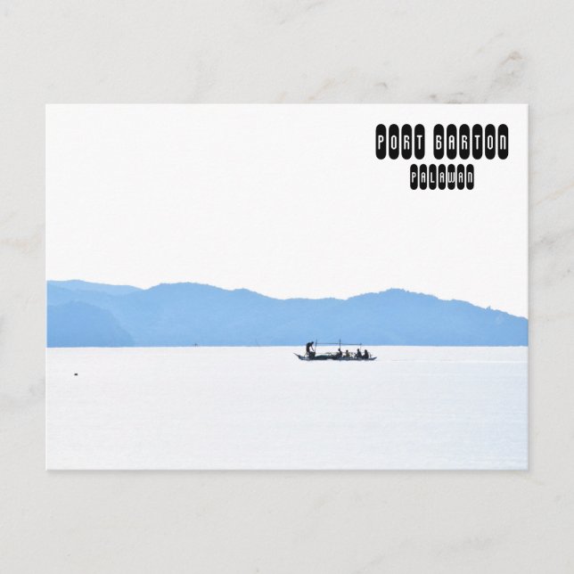 Port Barton of Philippines Postcard (Front)