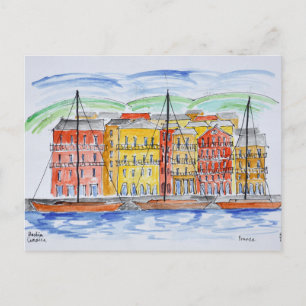 Port, Bastia Corsica, France Postcard