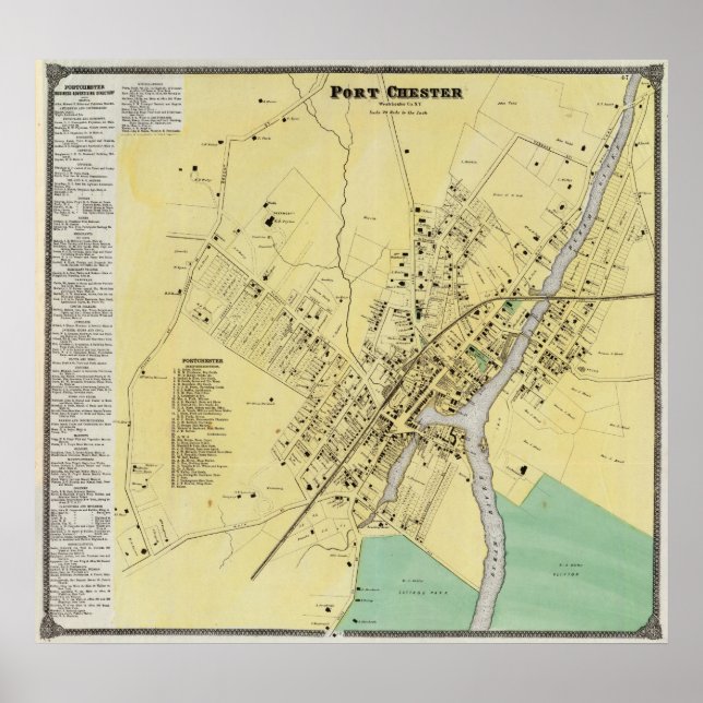 Port Chester, NY Poster (Front)