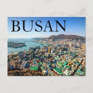 Port City Busan   South Korea Postcard