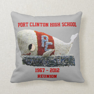 PORT CLINTON HIGH 1967 REUNION THROW PILLOW