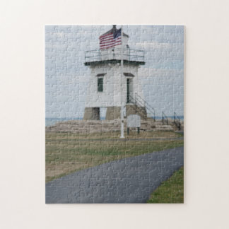 Port Clinton Lighthouse created into a Jigsaw Puzzle