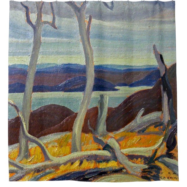Port Coldwell Bay | Franklin Carmichael | Shower Curtain (Front)