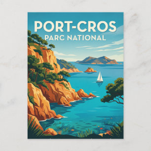 Port-Cros National Park France Postcard